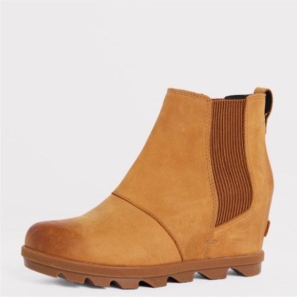 Sorel Shoes - Sorel Joan of Arctic™ Wedge II Chelsea Boot Camel Brown